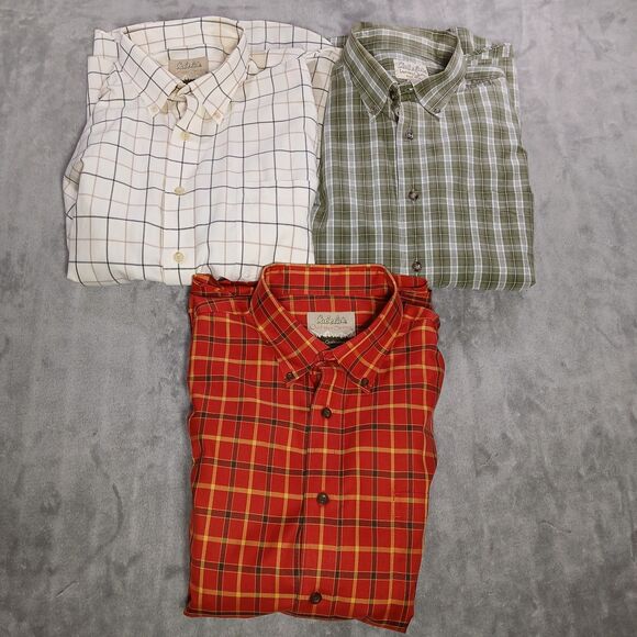 Lot of 3 Cabelas Mens XL Shirts Button Up Long Sleeve Office Casual Outdoor Work - Picture 13 of 13